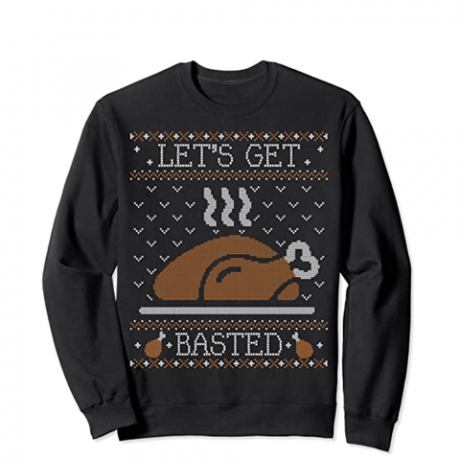 Thanksgiving-Sweatshirt mit der Aufschrift "Lass uns basteln"