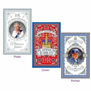 Queen Elizabeth II Platinum Jubilee 2022 Geschirrtuch aus Baumwolle
