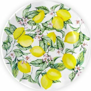 Limonata 4-teiliges gelbes Melaminsalat-Platten-Set