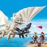 PLAYMOBIL® Light Fury mit Baby Dragon und Kindern