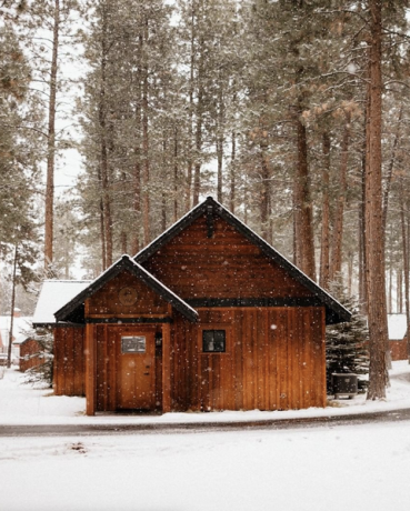 Hütte in der Five Pine Lodge in Oregon