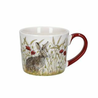 Country Living handillustrierte Kaninchen-Tasse