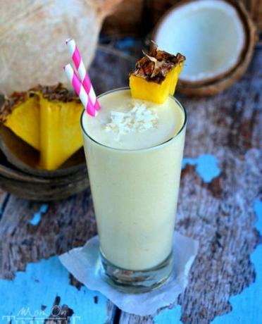 dünner Pina Colada Smoothie