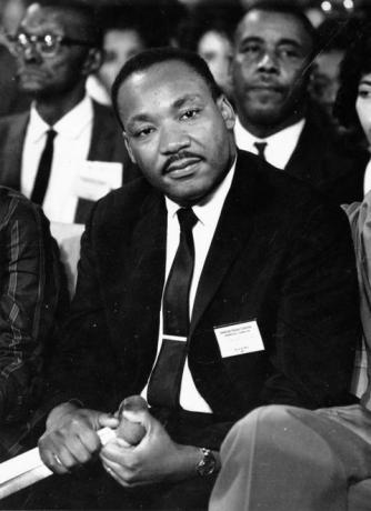 September 1964 US-amerikanischer Geistlicher und Bürgerrechtler Martin Luther King 1929 1968 Foto von Keystonegetty Images