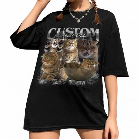 Katzenportrait T-Shirt 