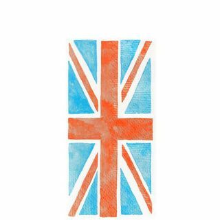 20 x Papierservietten mit Union Jack-Flagge