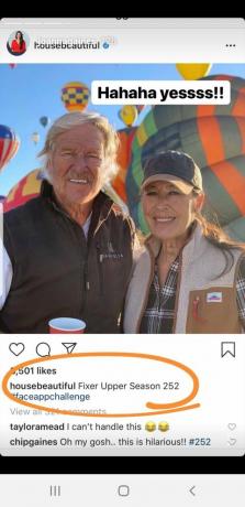 Joanna Gaines von HGTV nimmt die FaceApp-Herausforderung an