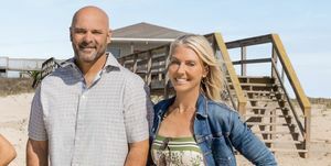 Sarah und Bryan Baeumler beim Kampf am Strand