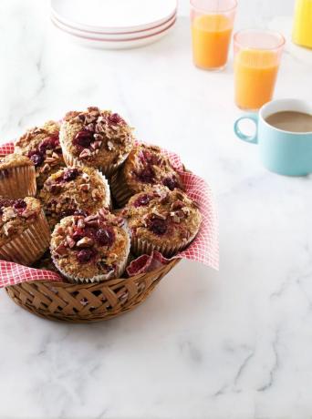 Karotten-Cranberry- und Pekannuss-Muffins