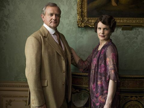 Hugh Bonneville als Robert und Elizabeth McGovern als Cora in Downton Abbey S06E08