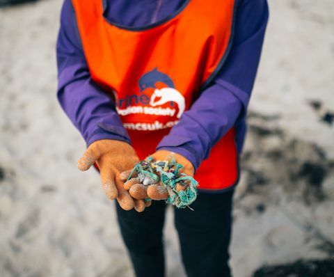 Porthtowan Beach Clean 2015 - Wurf gefunden - Marine Conservation Society