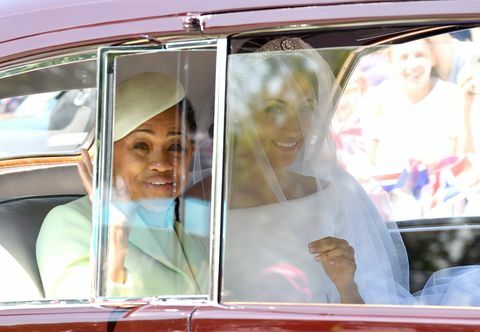 Meghan Markle kommt vor ihrer Hochzeit mit Prinz Harry in Windsor Castle an