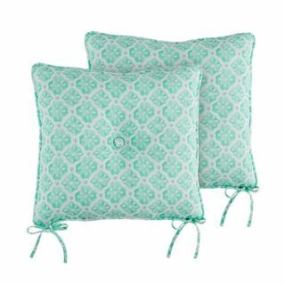 Das Pioneer Woman Green Washy Trellis Outdoor-Sitzpolster