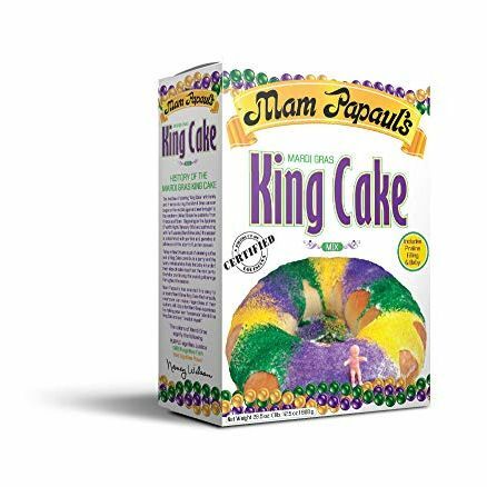 Mam Papaul's King Cake Mix mit Pralinenfüllung