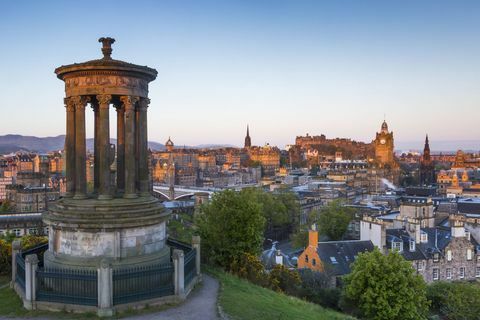 Blick auf Edinburgh