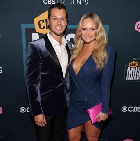 brendan mcloughlin und miranda lambert nehmen an den cmt music awards 2022 im stadtauditorium von nashville teil