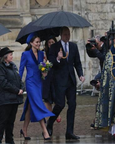 die königliche familie nimmt am commonwealth day in der westminster abtei teil