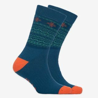 Wandersocken aus Fair-Isle-Bambus