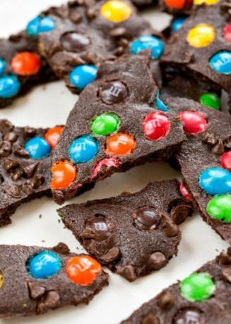 M & M Brownie spröde