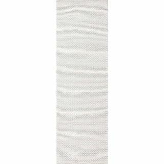 Caryatid Chunky Woollen Cable Off-White 3 ft. x 8 ft. Läufer