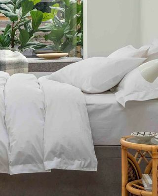 Bettbezug für Doppelbett aus 200TC Bio-Baumwolle 