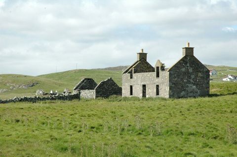 Schottland Insel Hütte