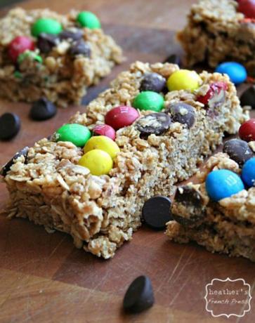 keine backen Monster Cookie Müsliriegel