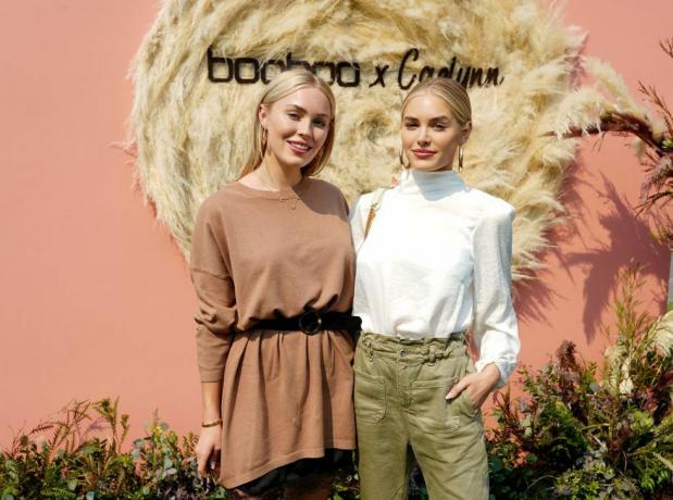 malibu, kalifornien 11. oktober l r cassie randolph und michelle randolph besuchen boohoo x caelynn brunch am strand im calamigos beach house am 11. oktober 2019 in malibu, kalifornien foto von presley anngetty images for boohoocom