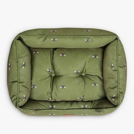 Joules Hundebett mit Bienenmuster, klein