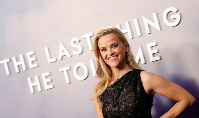 us-schauspielerin reese witherspoon kommt für apple tv das letzte, was er mir erzählt hat, premiere bei der bruin regency theater in westwood, kalifornien, am 13. april 2023 foto von michael tran afp foto von michael tranafp via getty Bilder