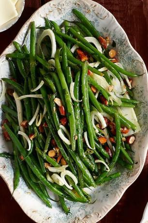 grüne Bohnen und Fenchel mit Estragon