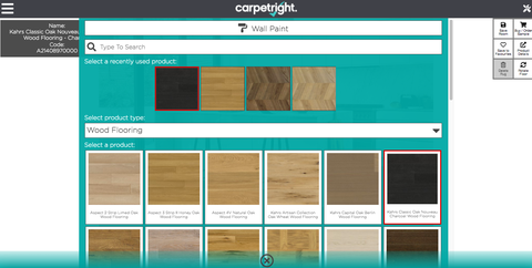 Carpetright startet Visualizer