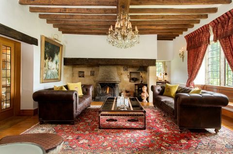 Savills - Collin House - Landhaus - Cotswolds - Wohnzimmer