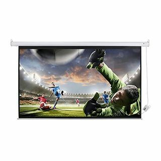 120 ”16: 9 HD / 3D-Motorbildschirm + Fernbedienung