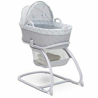 Delta Children Deluxe 2-in-1 Moses Stubenwagen, tragbare Krippe