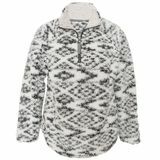 Mitglied Mark Ladies 'Charcoal Sherpa Pullover