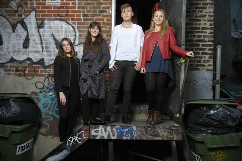 Amanda, Melanie, August und Sofia von Trapp.