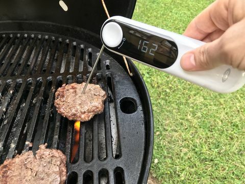 Burger auf 162 Grad Fahrenheit gekocht