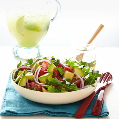 Avocadosalat mit Limetten-Kreuzkümmel-Vinaigrette