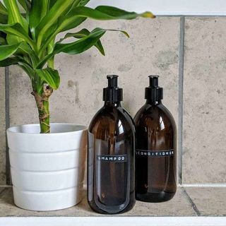 Shampoo und Conditioner Glasflaschen, Wearth London