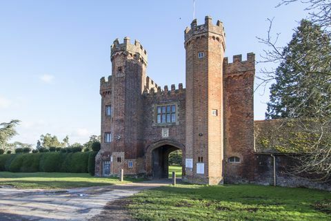 renovierungsbedürftiger flügel bei lullingstone castle zu verkaufen